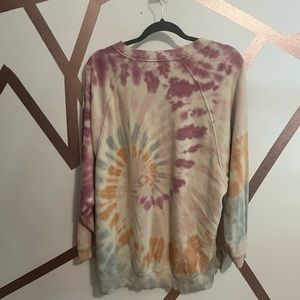 American Eagle tie dye oversized sweatshirt.